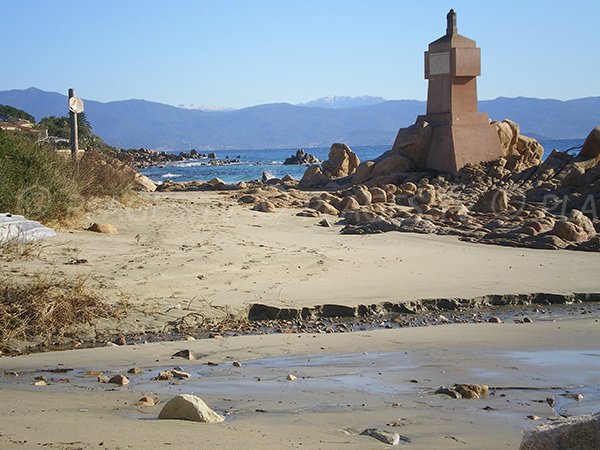 Vignola beach in Ajaccio