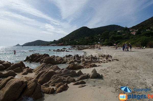 Spiaggia di Macumba - vista sulle Isole Sanguinarie - Ajaccio