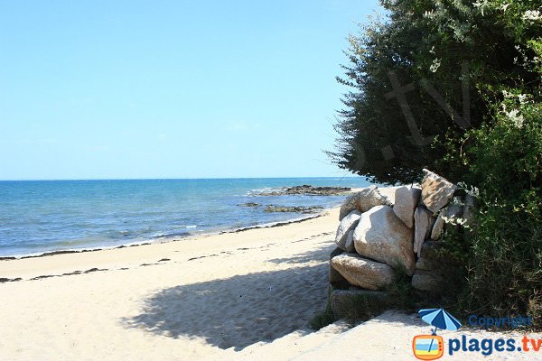 Photo de la plage de la Madeleine à Noirmoutier