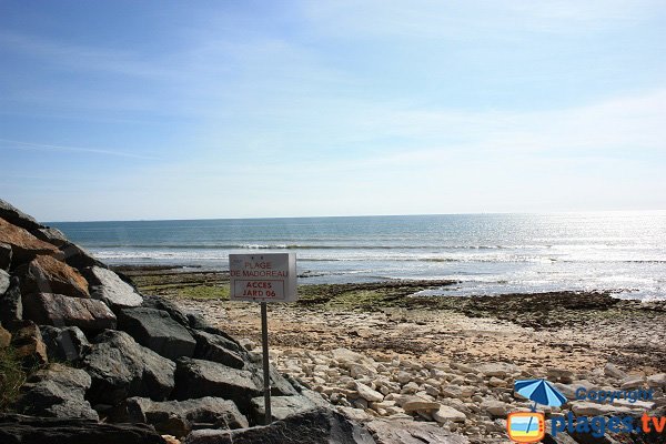 Accès à la plage de Madoreau - Jard sur Mer