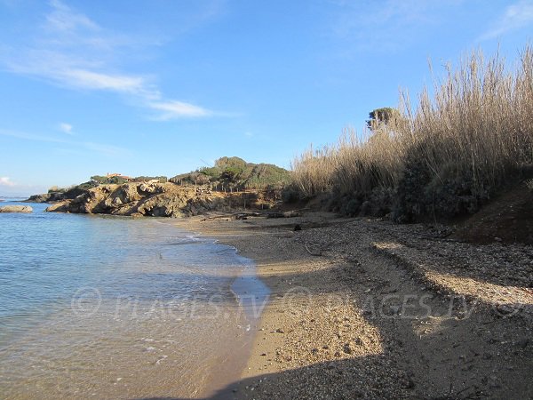 Spiaggia della Madrague a Hyères in Francia