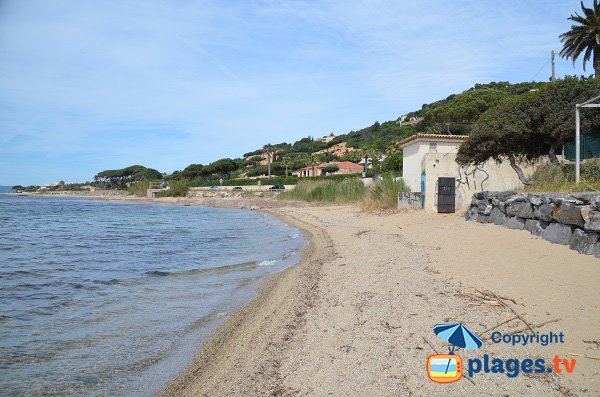 Foto della spiaggia della Madrague a Sainte Maxime