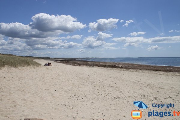 Magouero beach in Plouhinec - Brittany