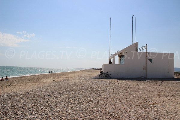 posto di soccorso della spiaggia di Maguelone - Francia