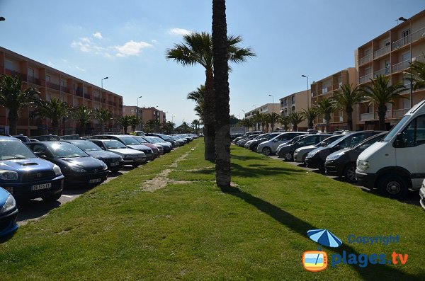 Parking de la plage Maillol - Saint-Cyprien