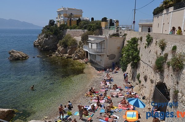 Spiaggia vicino all'Hotel Petit Nice - Marsiglia