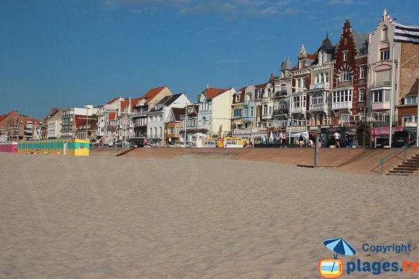 Plage et front de mer de Malo les Bains