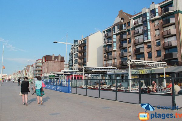 Restaurants sur la plage de Malo les Bains