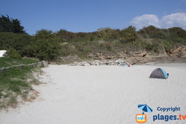 environment of Manchette beach in St Jacut