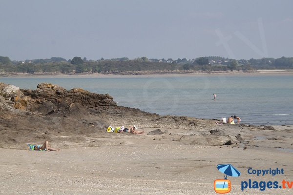 Vue sur la presqu'ile de Lancieux de St Jacut de la Mer