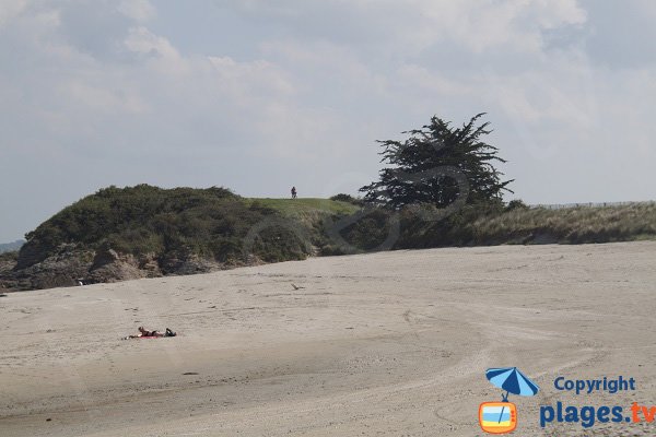 Cliffs of Manchette beach in St Jacut de la Mer