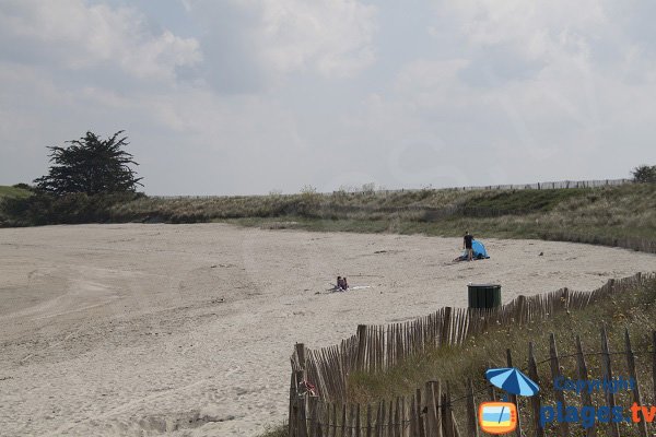 Campsite near Manchette beach in St Jacut de la Mer