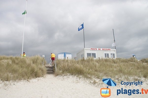 Plage surveillée à Fouesnant - Cleut Rouz