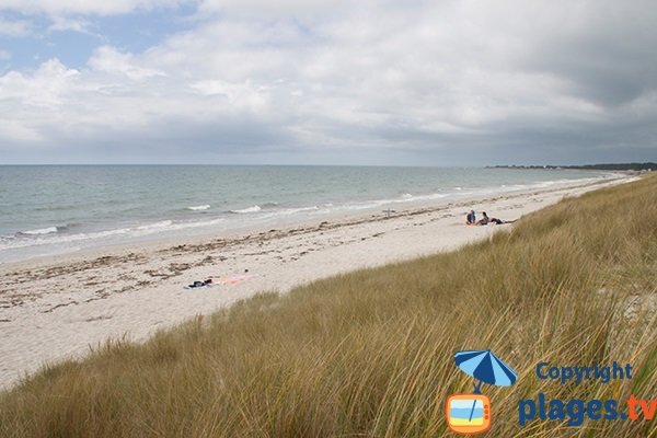 Photo de la plage de Maner Coat Clevarec à Fouesnant