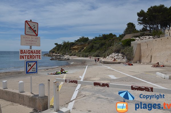 Plage de Mar à Carry le Rouet - côté droit