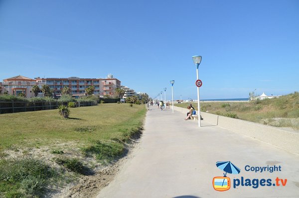 Photo of promenade Trenet in Canet-Plage