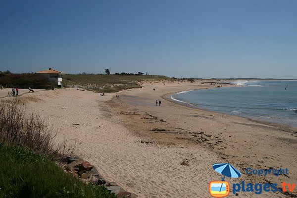 Photo de la plage du Marais de Girard à Brétignolles sur Mer