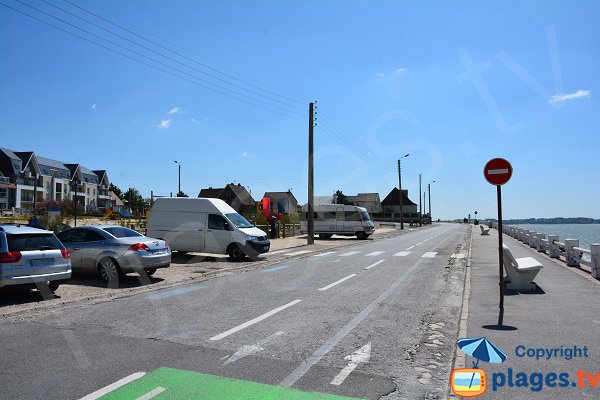 Parking of Marais beach - Le Crotoy