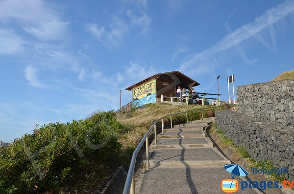 Accès à la plage de Marbella