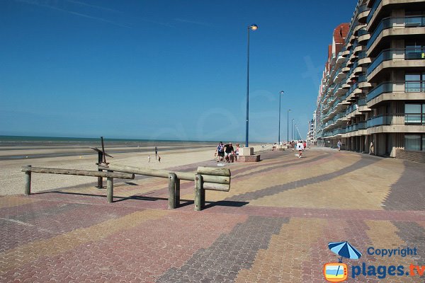 Bray-Dunes côté ouest à côté des dunes du Marchand