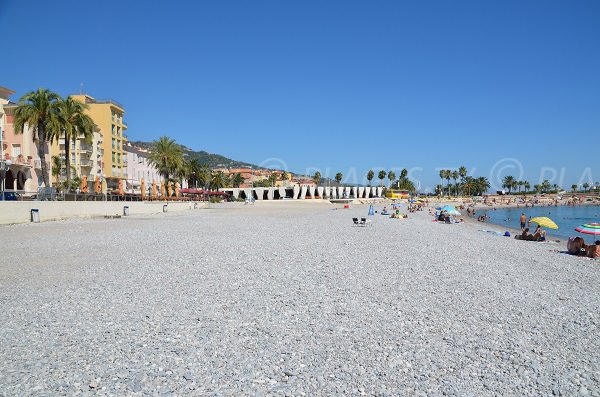 Foto spiaggia del Marché a Mentone - Francia