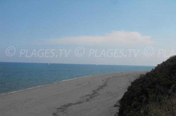 Mare e Stagnu beach in Aléria - Corsica