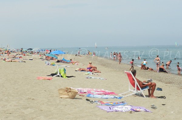 Photo de la plage de Marenda à Argelès sur Mer