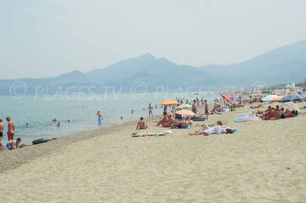 Spiaggia della Marenda a Argelès sur Mer - Francia