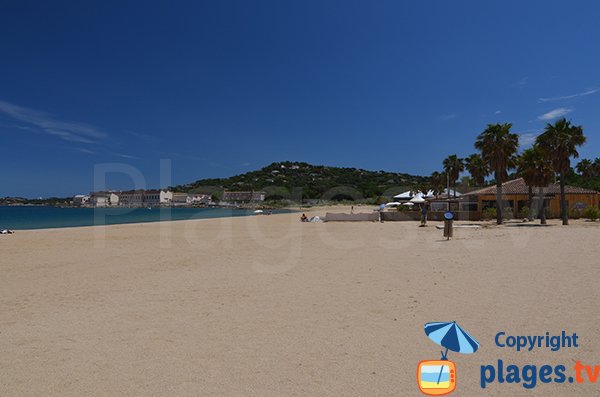 Plage de la Marina de Cogolin dans le Var