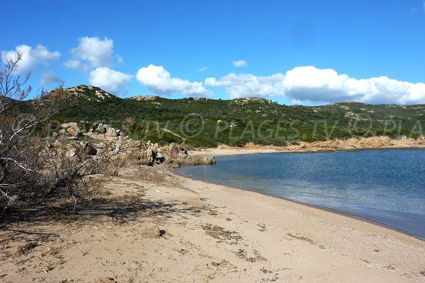 Spiaggia a nord di la Marina Bonifacio