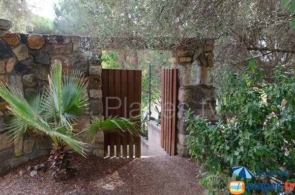 Door to access Marinca cove - Olmeto