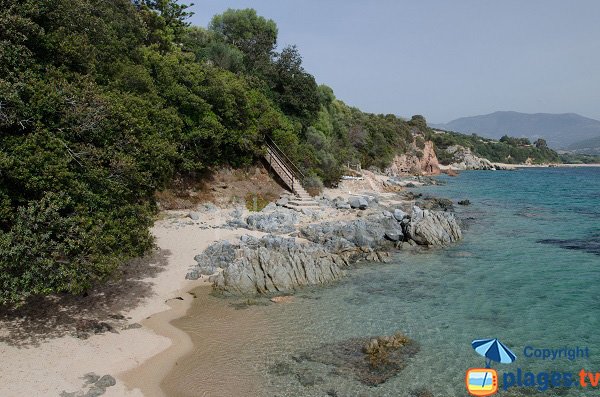 Foto della cricca di Marinca a Olmeto in Corsica