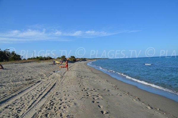 spiaggia a sud di Bastia - Sorbo Ocagnano