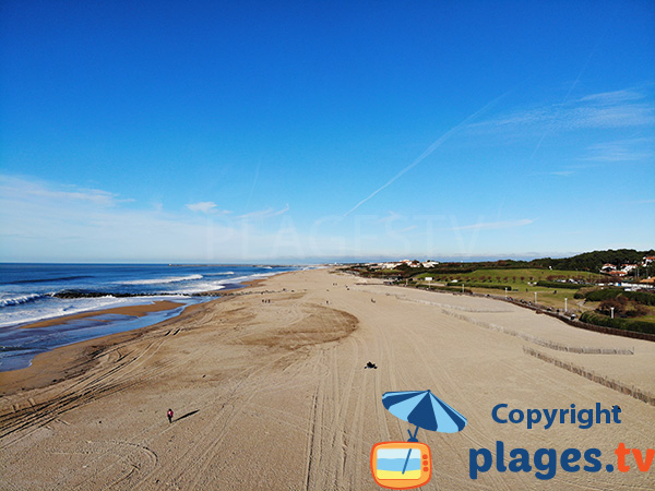 Plage de Marinella à Anglet