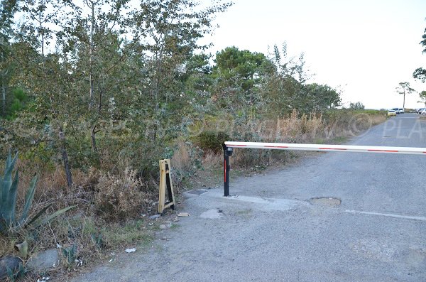 Access to the marines of Borgo beach