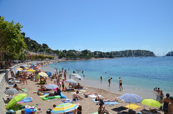 Foto della spiaggia dei Marinière a Villefranche