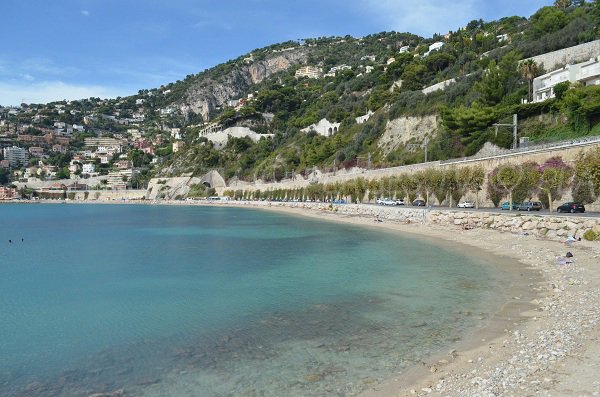 Vue global sur la Anse des Marinières à Villefranche