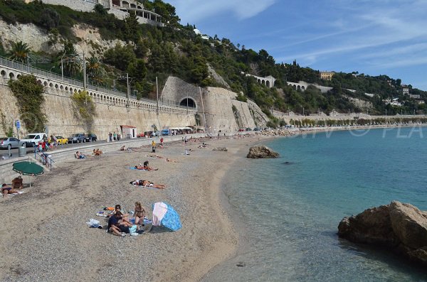 Plage des Marinières à Villefranche sur Mer