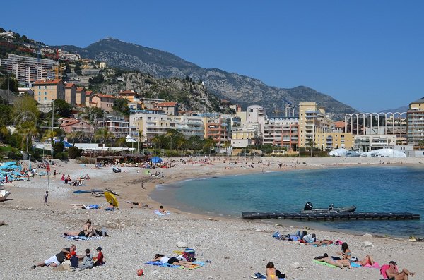 Marquet beach nearly of Monaco