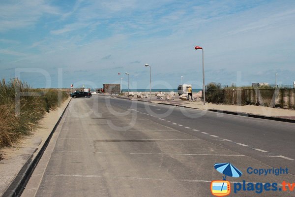 Parking gratuit proche de la plage sud de Dunkerque