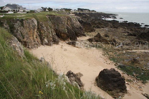 Marsouins cove in Le Pouliguen