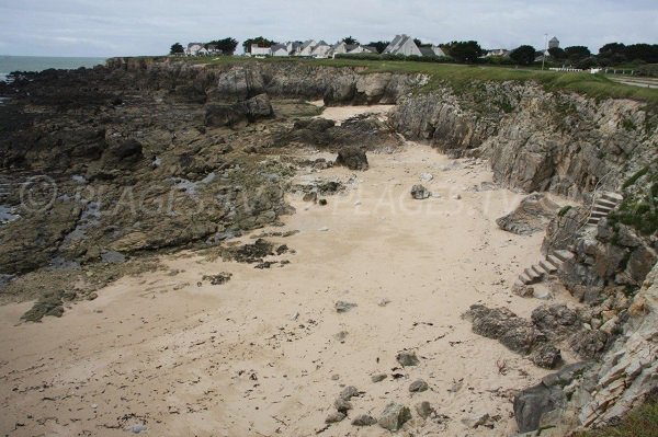 Marsouins beach in Le Pouliguen - France