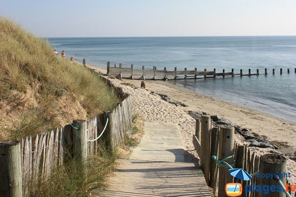 Access to the Martinière beach