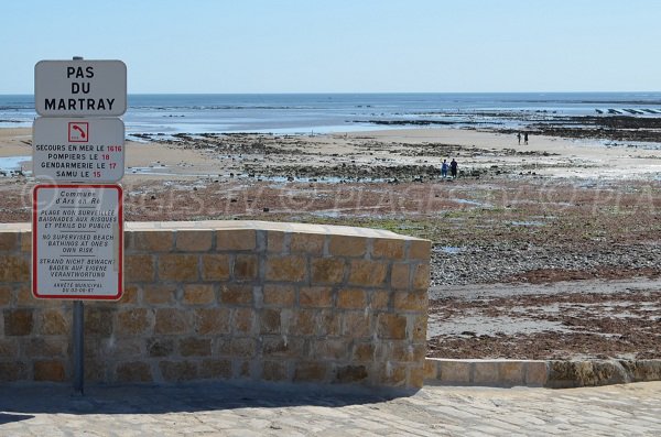 Pas du Martray beach information