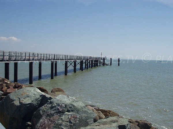 Dock for island of Charente Maritime in La Tranche sur Mer