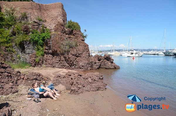 Photo de la crique du Maurin (Théoule sur Mer)