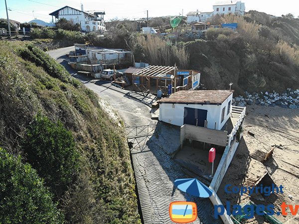 Accès à la crique de St Jean de Luz - Mayarco