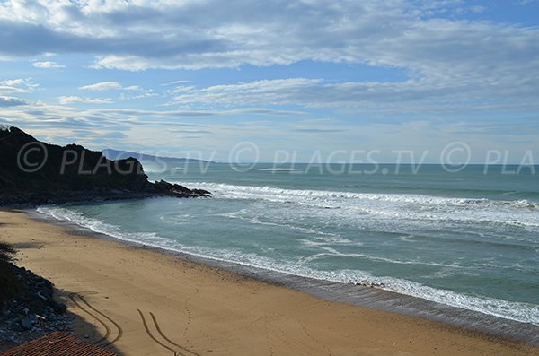 Mayarco beach in Saint Jean de Luz in France