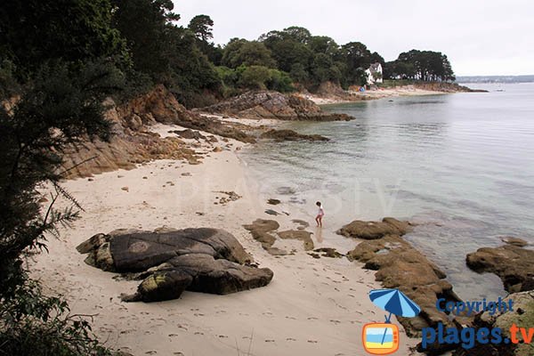 Photo de la crique de Mec'hed Yaouank à Fouesnant