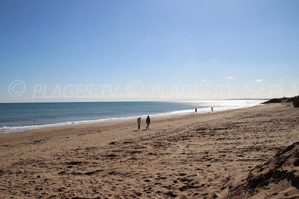 Plage à l'ouest de Vias